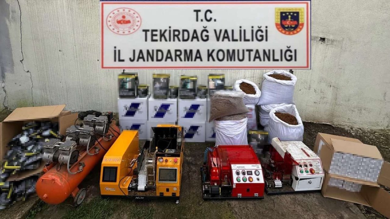 Ergene’de kaçak tütün operasyonu