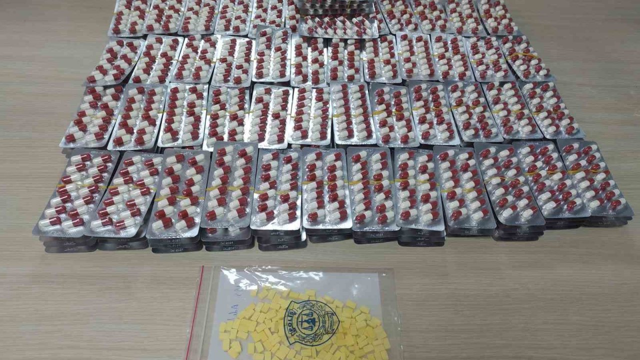 Kastamonu’da binlerce uyuşturucu hap yakalandı