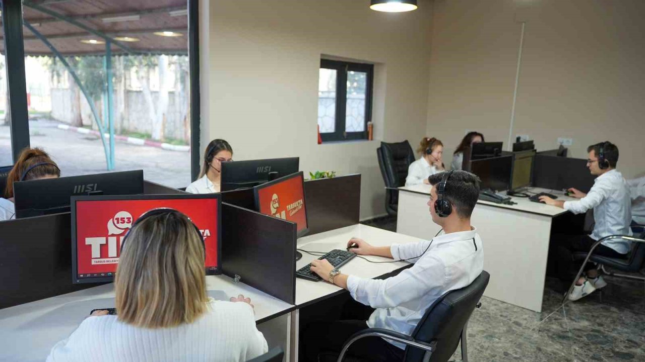 Tarsus Belediyesi İletişim Merkezi hizmete sunuldu