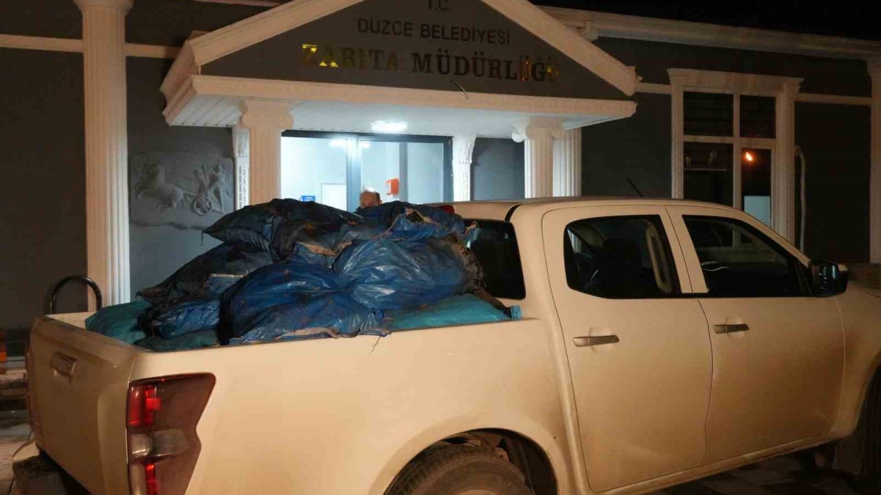 Düzce’de zabıtadan kaçak kömür denetimi