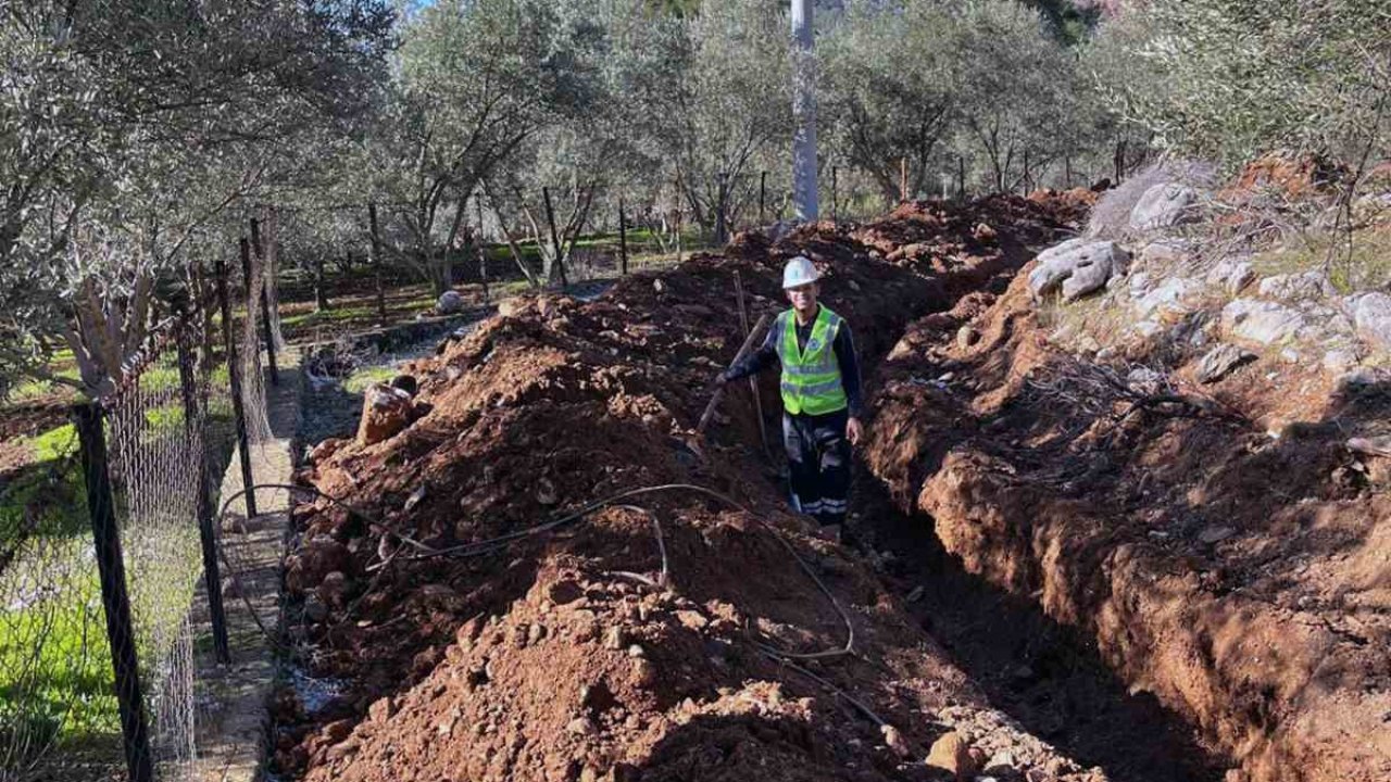 Fethiye İncirköy’ün içme suyu altyapısı yenilendi