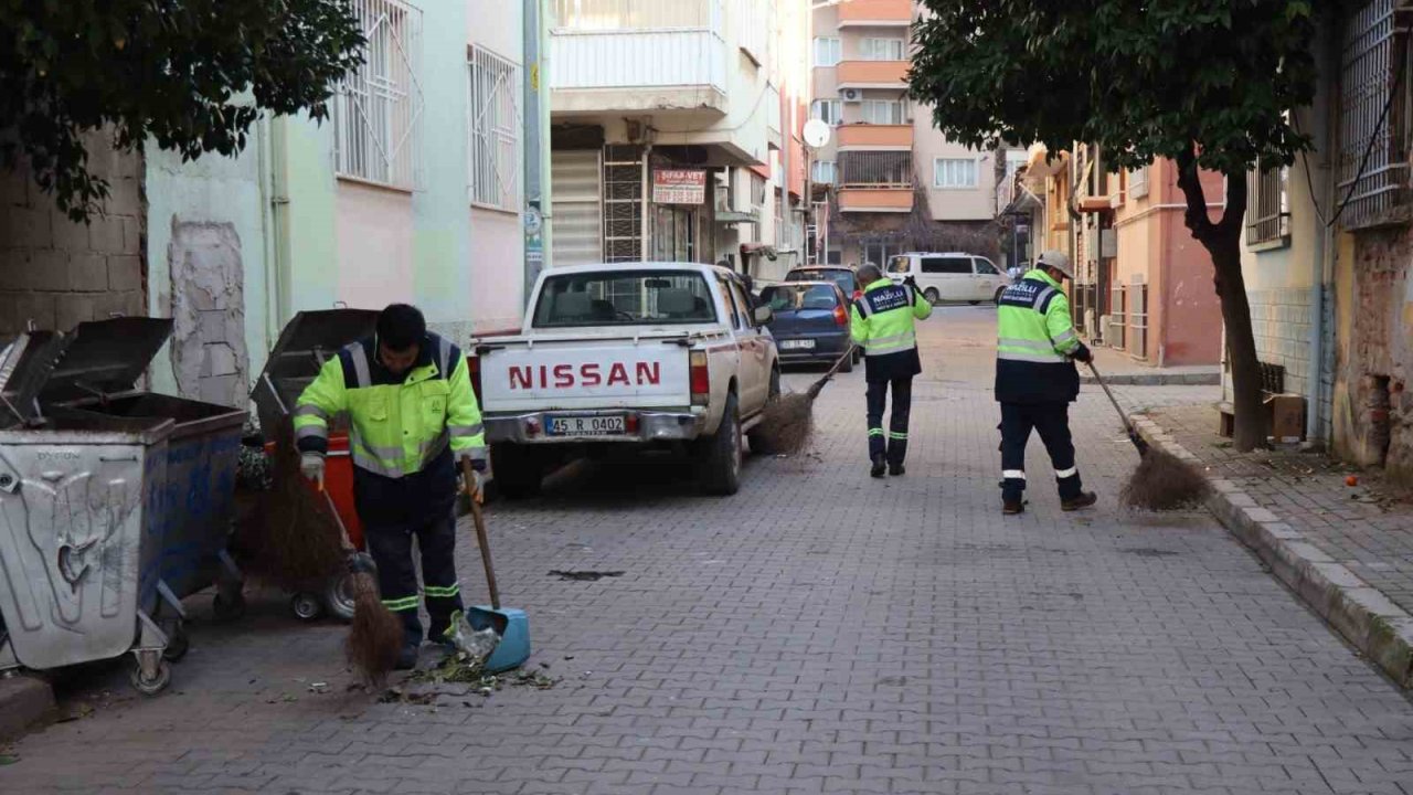 Nazilli Belediyesi’nden Turan Mahallesi’nde kapsamlı temizlik çalışması