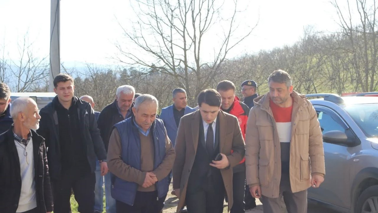Kaymakam Doğancı yangın yerinde incelemede bulundu