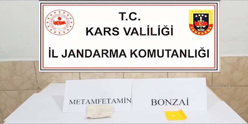 Kars'ta Jandarma Uyuşturucu Madde Ele Geçirdi