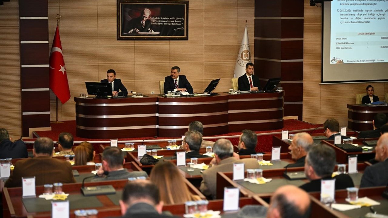 Erzurum’da kamunun 810 projesi var