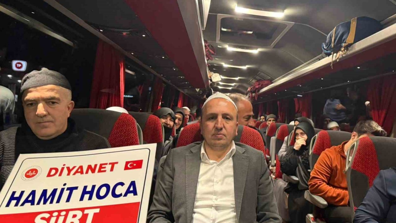 Siirt’te 37 kişi dualarla umreye uğurlandı