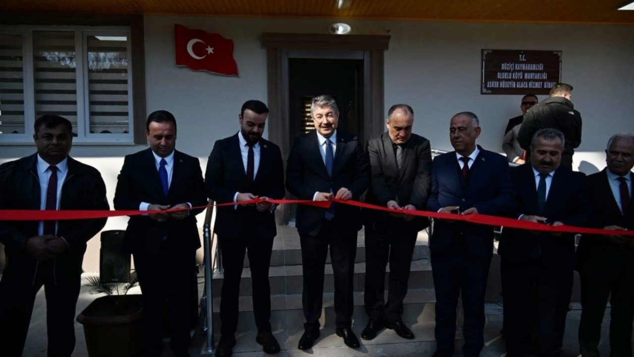 Osmaniye’de Asker Hüseyin Alaca Köy Konağı Hizmet Binası’nın açılışı yapıldı