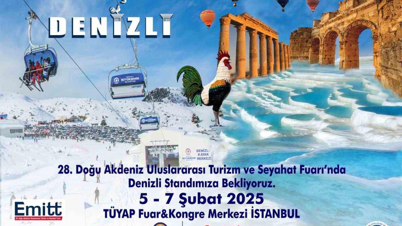 Denizli Büyükşehir, EMITT 2025’te Denizli’nin Doğal güzelliklerini tanıtacak