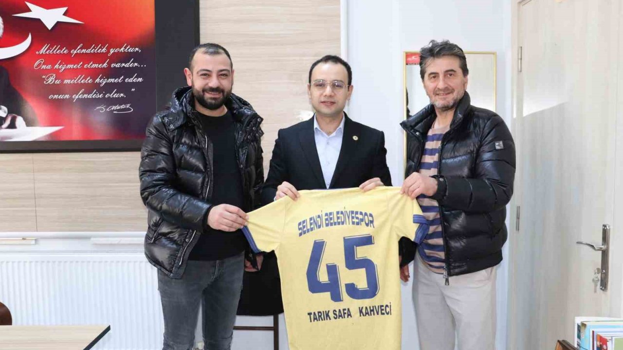 Selendi Belediyespor’dan Kaymakam Kahveci’ye ziyaret