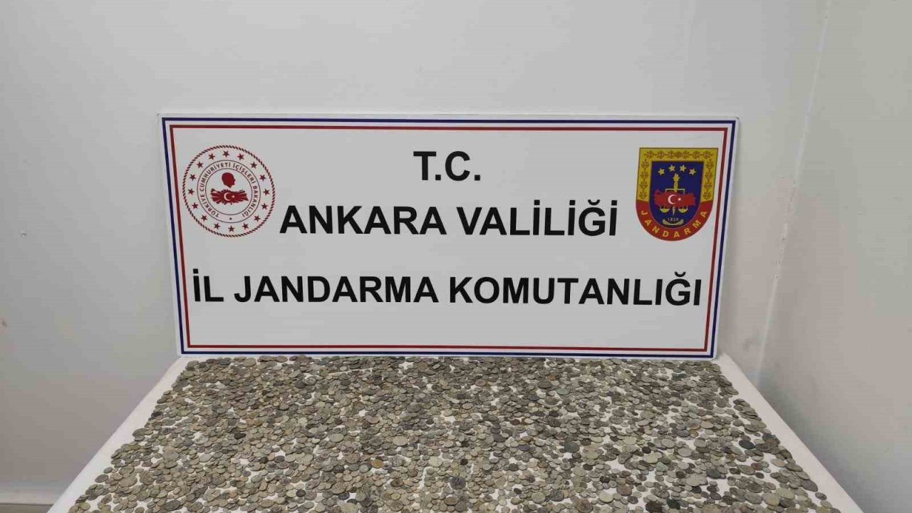 Ankara’da 3 milyon lira değerinde tarihi eserler ele geçirildi