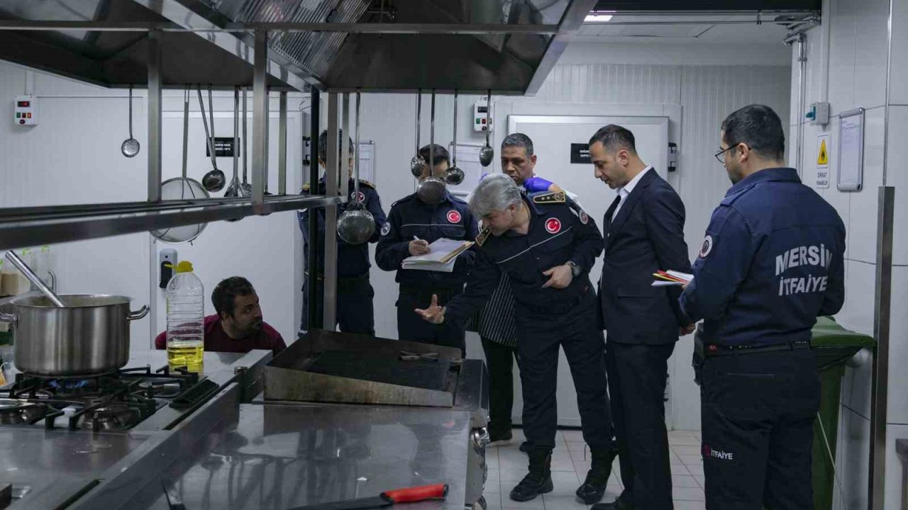 Mersin’de oteller yangın riskine karşı denetleniyor