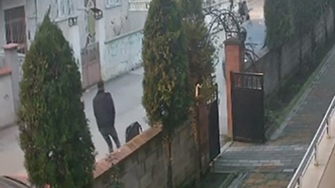 Kızların yanından geçerken ateş açan magandayı çöp atmak için evinden çıkan jandarma yakaladı