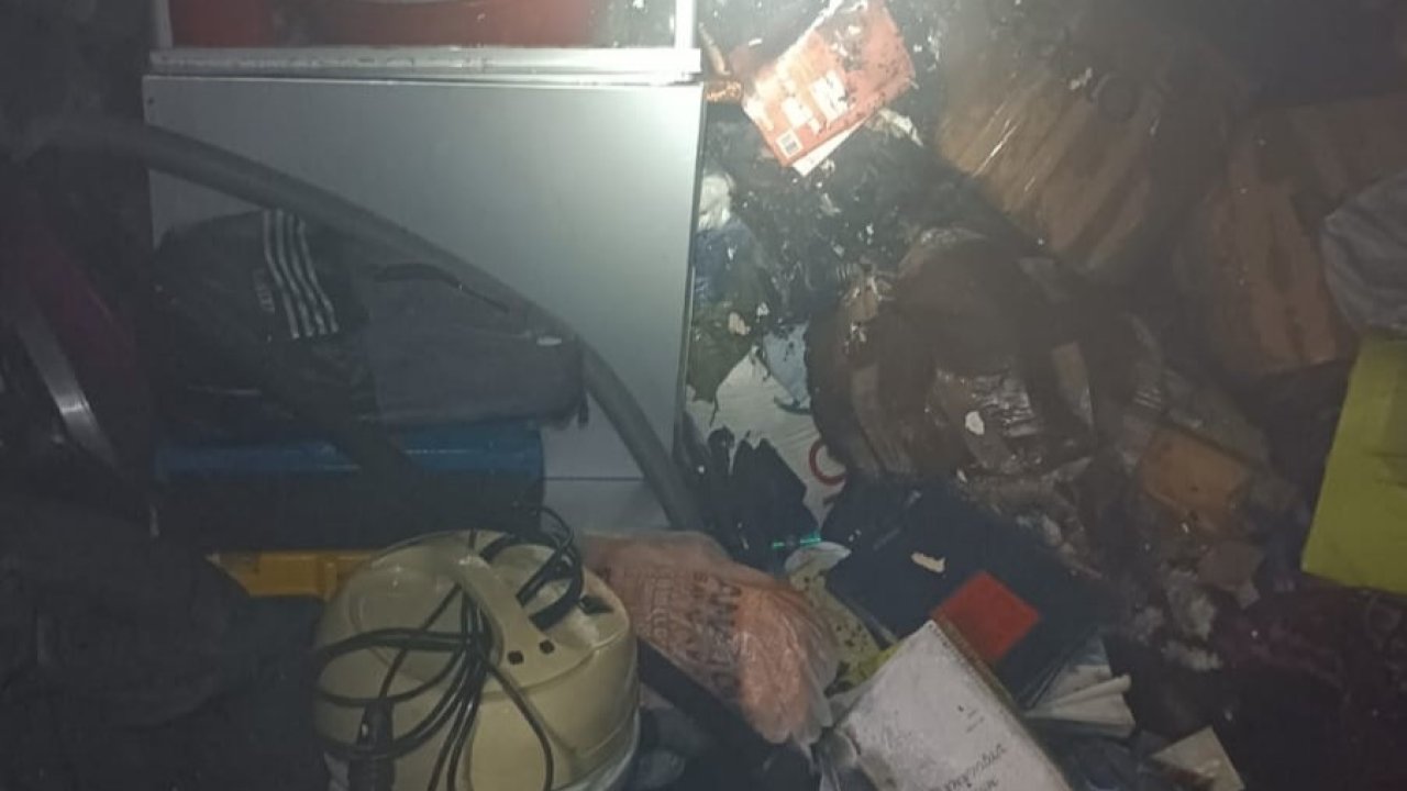 Van’da ev yangını