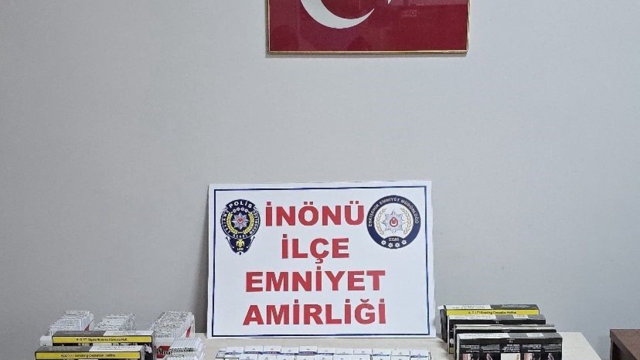 Eskişehir’de iş yerine sahte sigara baskını