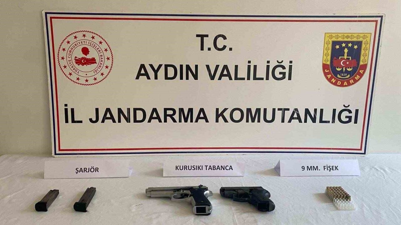 Kuşadası’nda havaya ateş açan şahıslar yakalandı