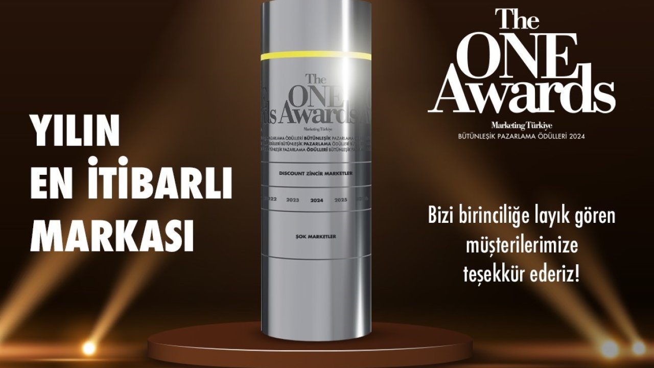 ŞOK Marketler "Yılın İtibarlısı" ödülünü aldı