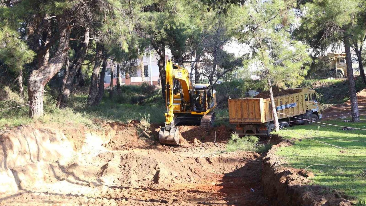 Kepez’de dere ıslah çalışması