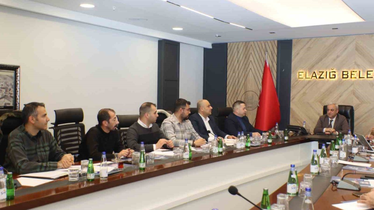 Elazığ’da altyapı koordinasyon toplantısı yapıldı