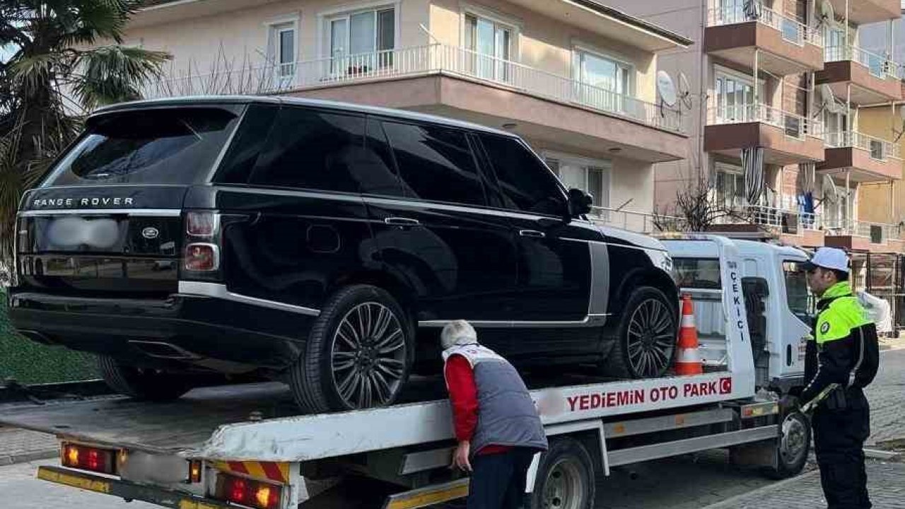 Yalova’da çakarlı lüks cip sürücüsüne 138 bin lira ceza