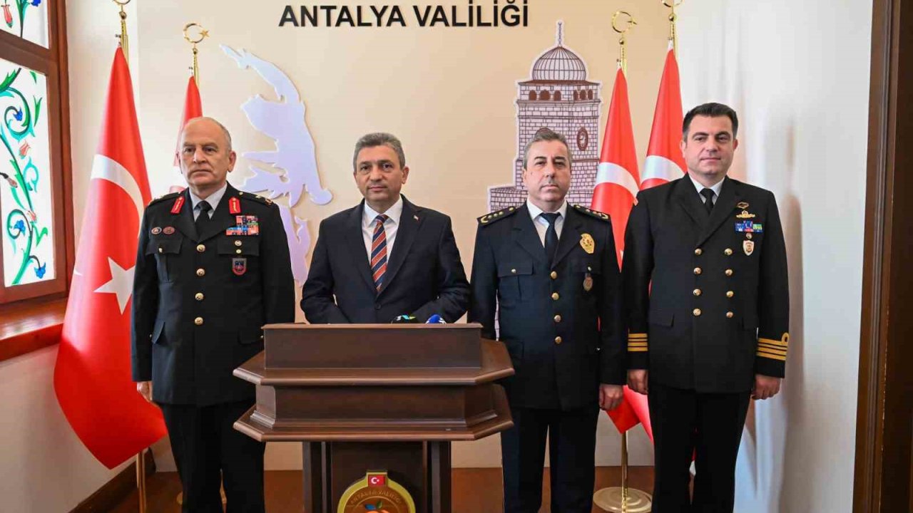 Antalya Valisi Hulusi Şahin: "2025’te denetimler yoğunlaşacak"