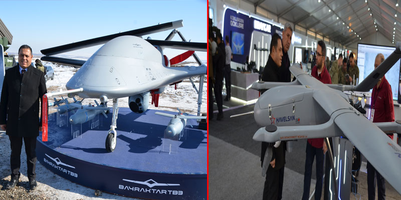 Kars’ta İnsansız Hava Araçları Göz Kamaştırdı