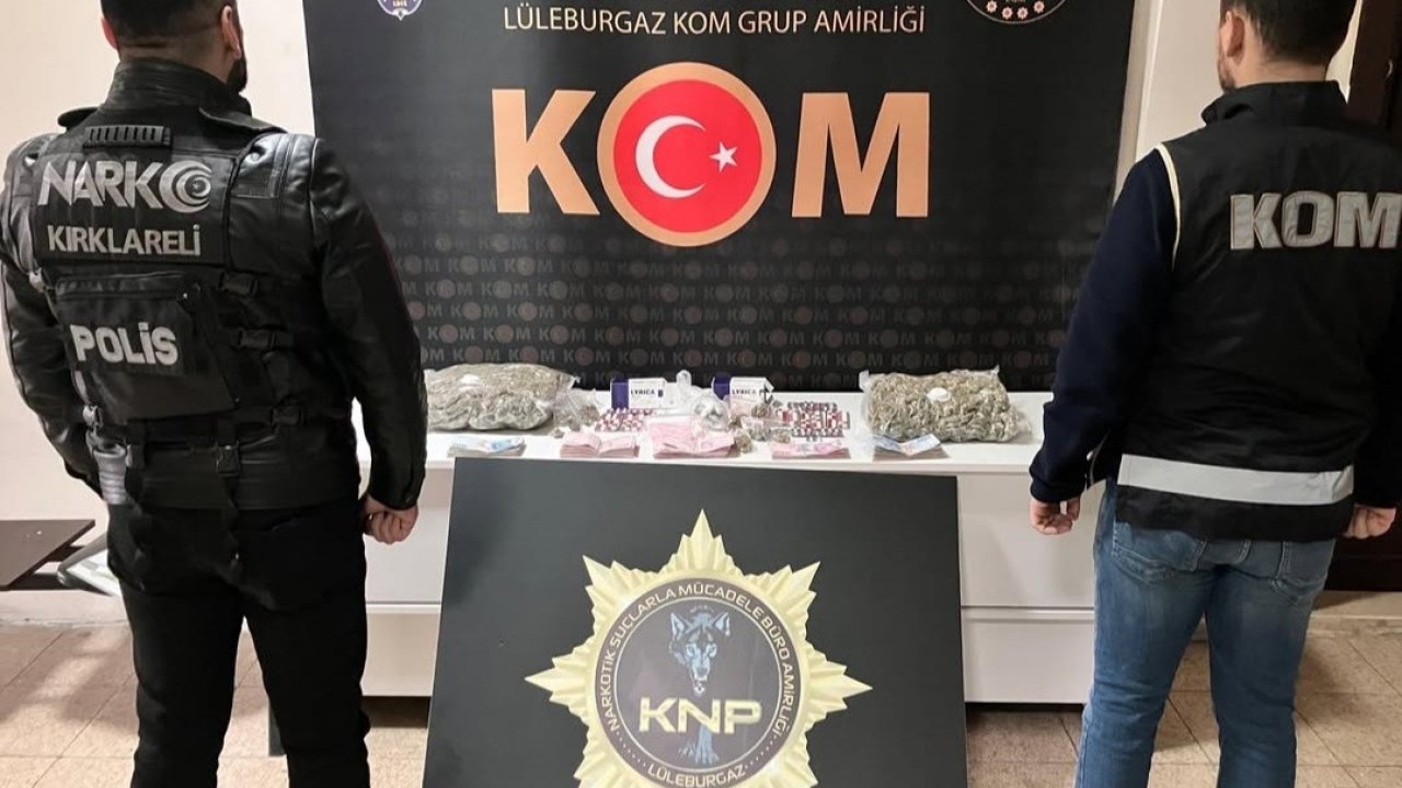 Kırklareli’de uyuşturucu operasyonu: 2 tutuklama