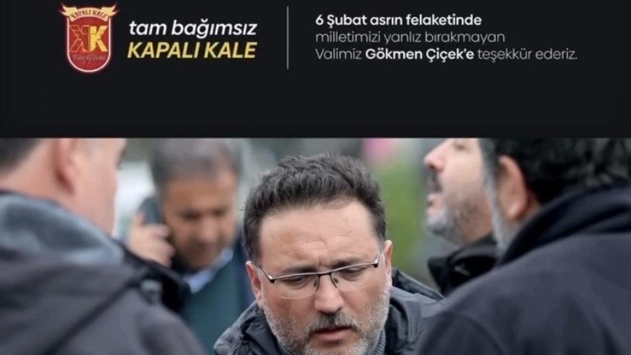 ‘38 ayar adam’ Vali Çiçek’miş