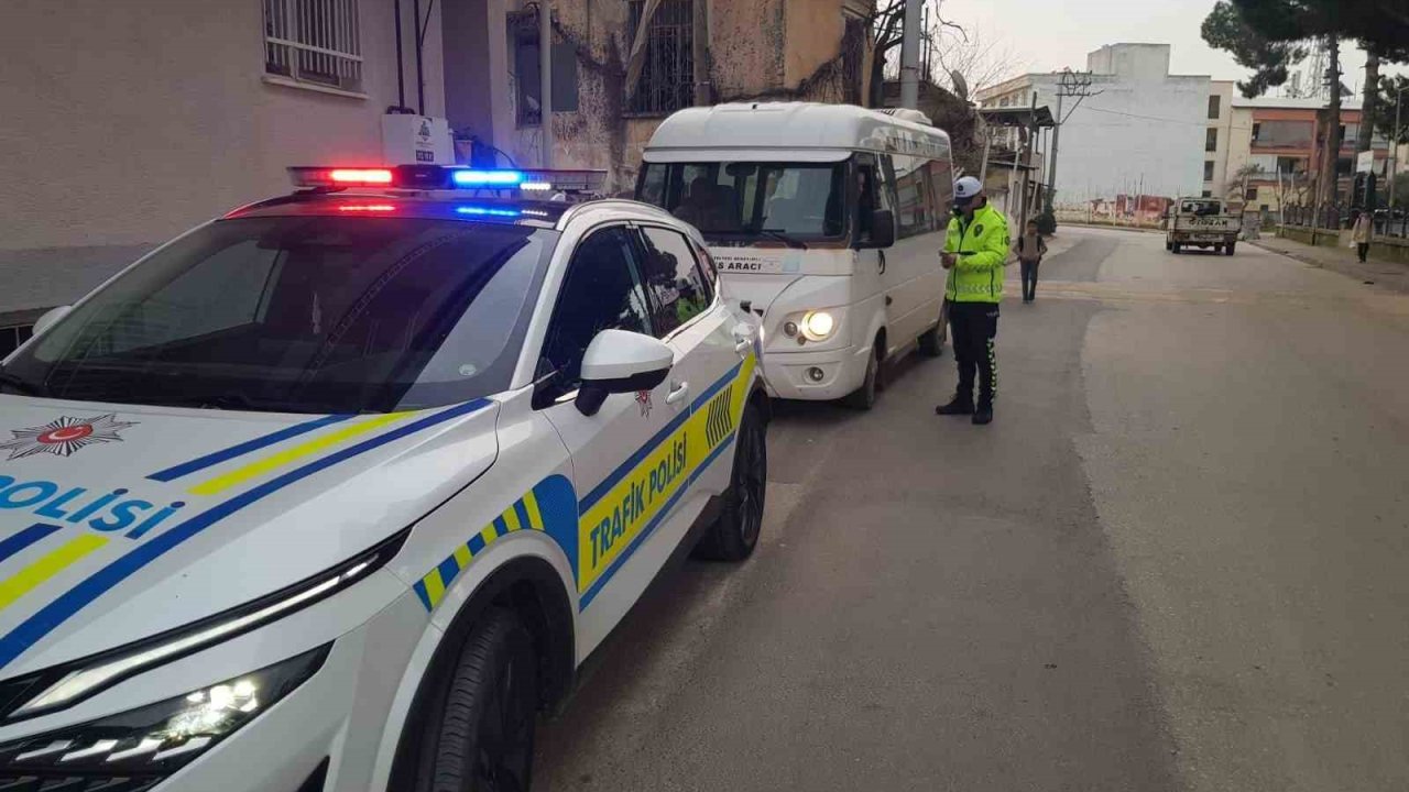 Sultanhisar’da okul servis araçları denetlendi