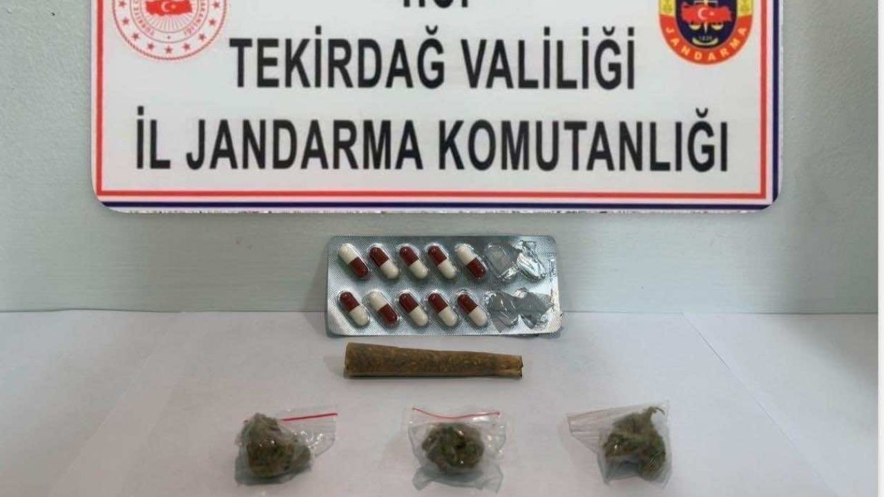 Tekirdağ’da jandarmadan uyuşturucu operasyonu