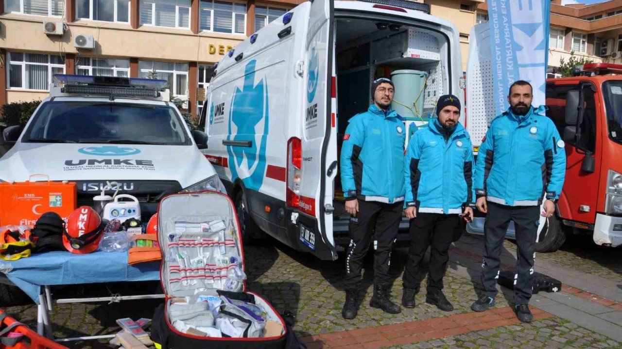 Sinop’ta deprem bilgilendirme ve arama kurtarma sergisi