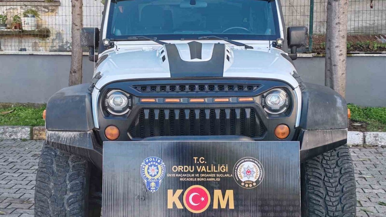 Ordu merkezli ‘change araç’ operasyonu