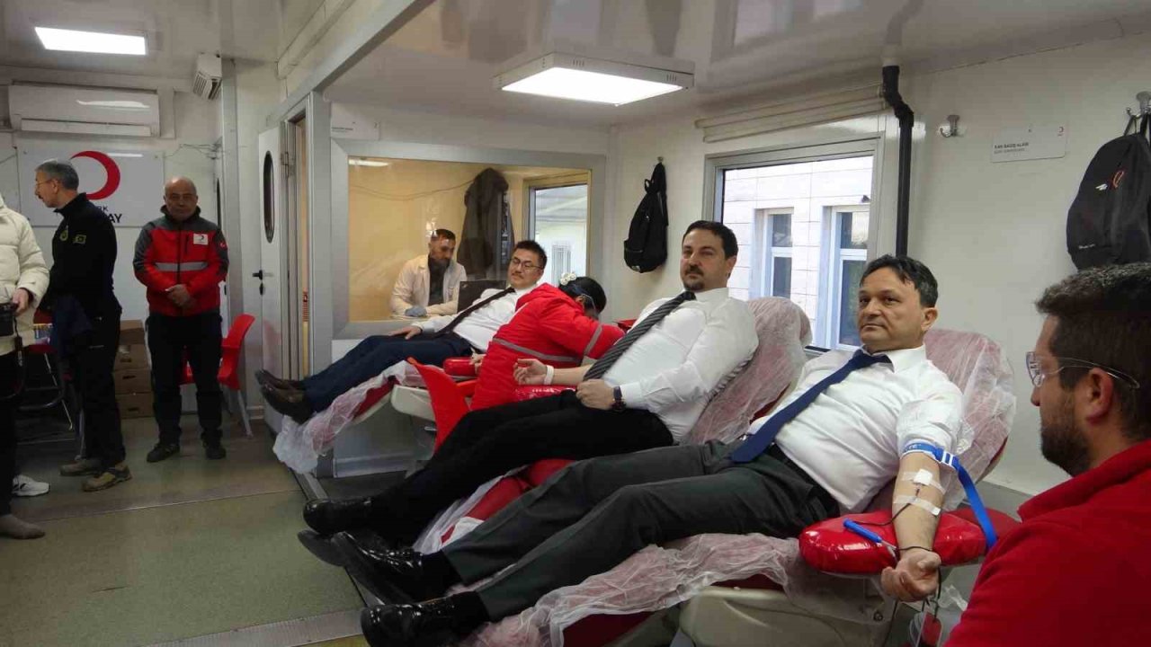 Muğla Adliyesi’nde kan bağışı kampanyası düzenlendi