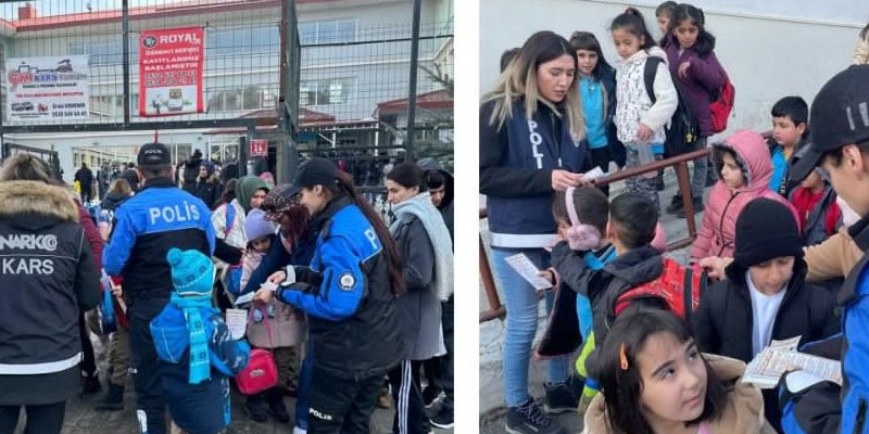 Kars Emniyeti’nden Öğrencilere ve Velilere Güvenlik Bilgilendirmesi