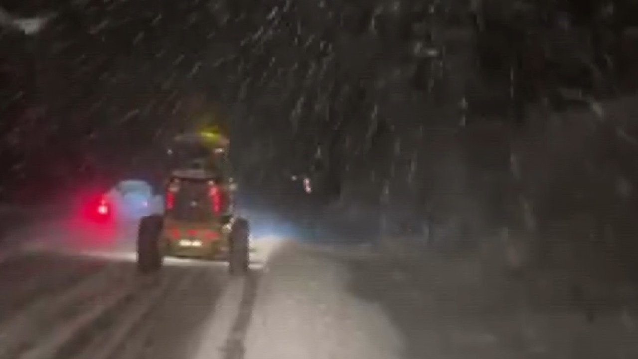 Adıyaman’da ulaşıma kar engeli