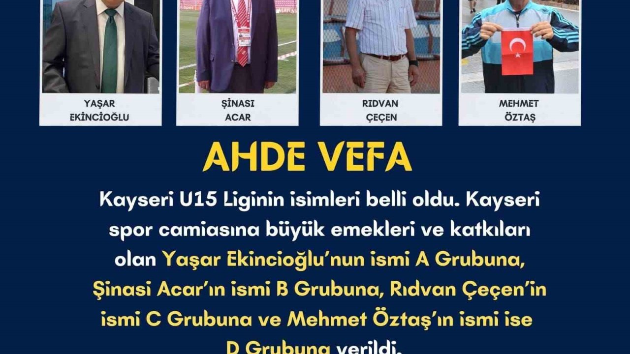 Kayseri ASKF’den ahde vefa örneği