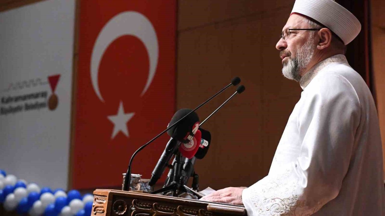 Diyanet İşleri Başkanı Erbaş: "Milletimiz 6 Şubat depremlerinde hiçbir karşılık beklemeden her türlü imkanını seferber etmiştir"