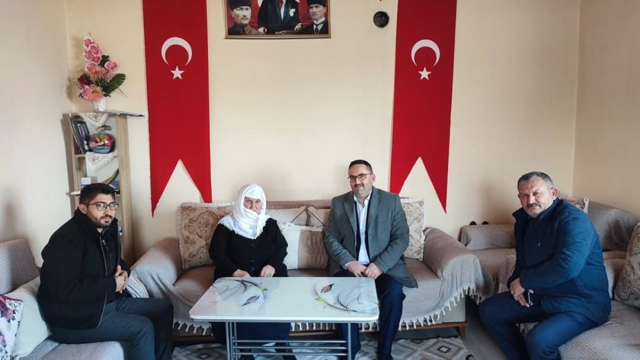 Akyaka’da Sarıgül nineye anlamlı ziyaret