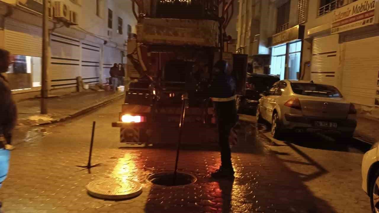 MARSU, gece boyunca yağış mesaisini sürdürdü