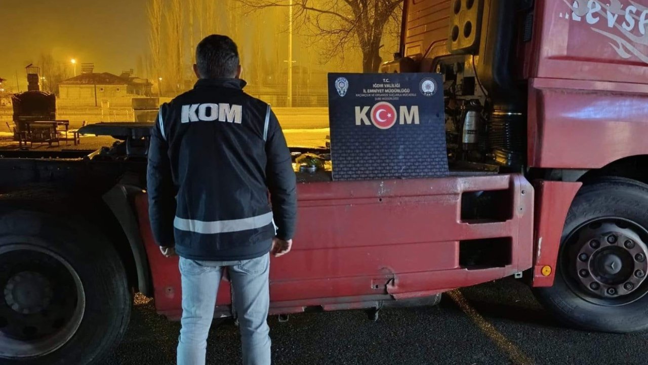 Iğdır’da bin 764 litre gümrük kaçağı akaryakıt ele geçirildi