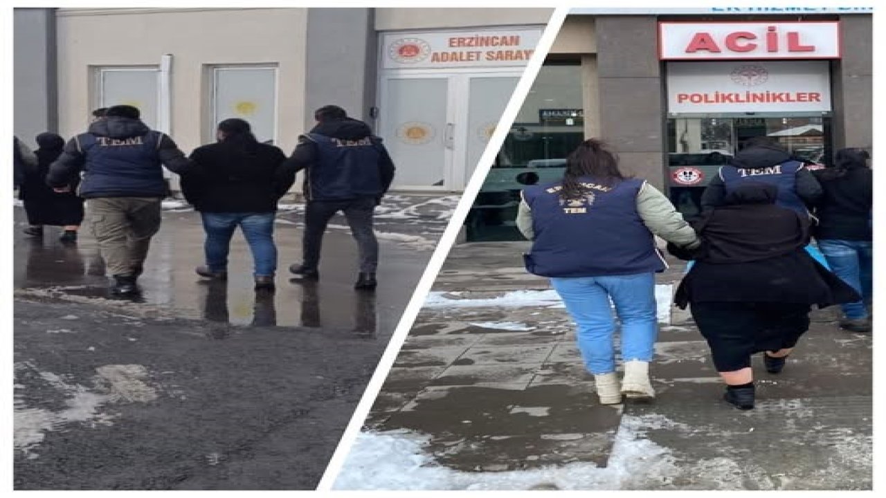 Erzincan’da terör propagandası yapan 4 kişi yakalandı