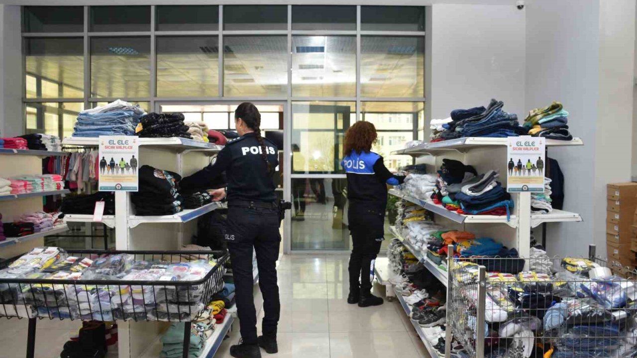 Siirt İl Emniyet Müdürlüğü’nden çocuklara ücretsiz kıyafet dükkanı