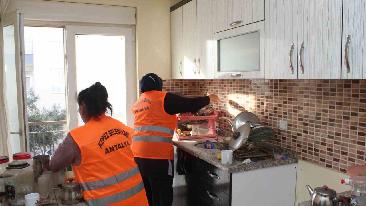 Yalnız yaşayan vatandaşın yaşam şartları iyileştirildi