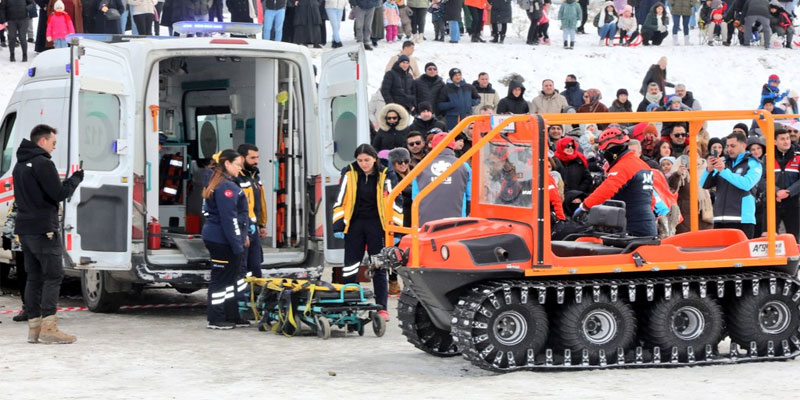Çıldır gölünde tatbikat yapıldı!