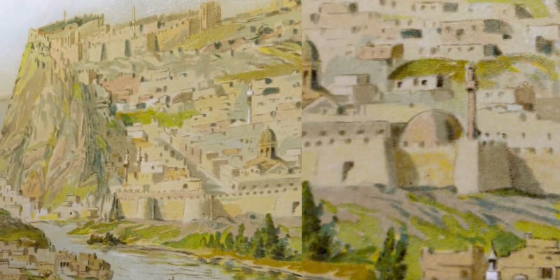 Kars'a ait renklendirilmiş gravürler, tarihe tanıklık ediyor!