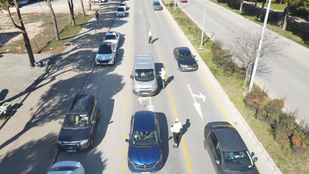 Muğla’da drone destekli trafik denetimi