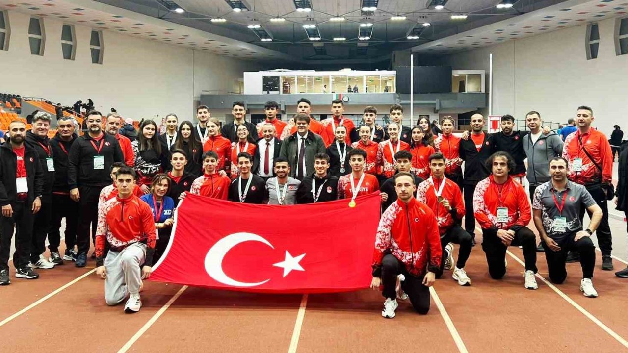 U20 Balkan Atletizm Şampiyonası’nda milli takım 13 madalya kazandı