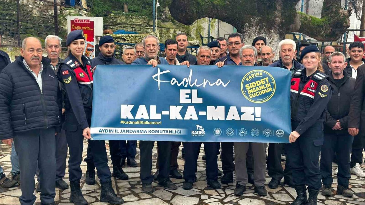 Jandarma ekipleri vatandaşları kadına yönelik şiddete karşı bilgilendirdi