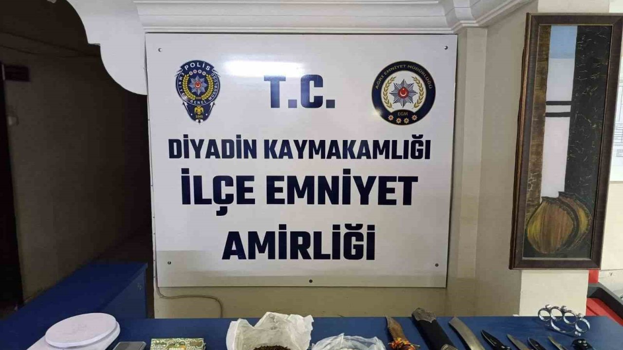 Ağrı’da uyuşturucu operasyonunda 1 kişi tutuklandı