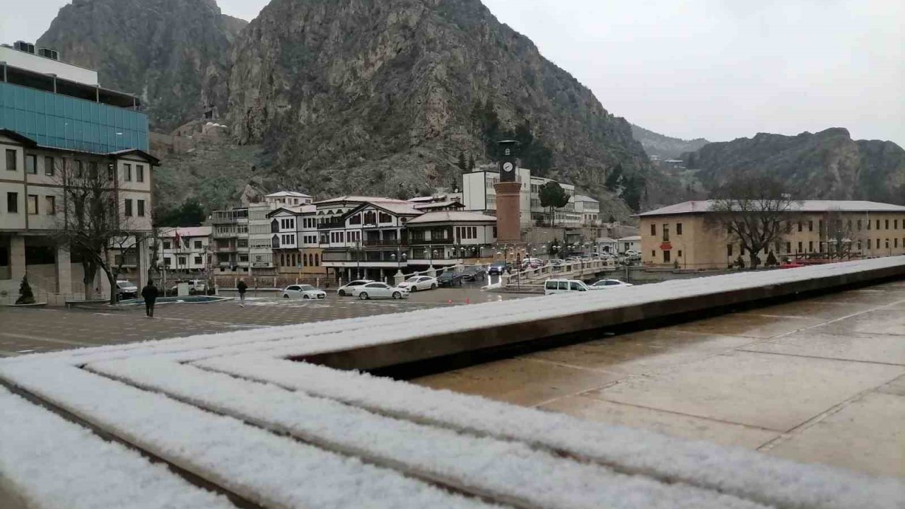 Amasya için kuvvetli kar yağışı uyarısı