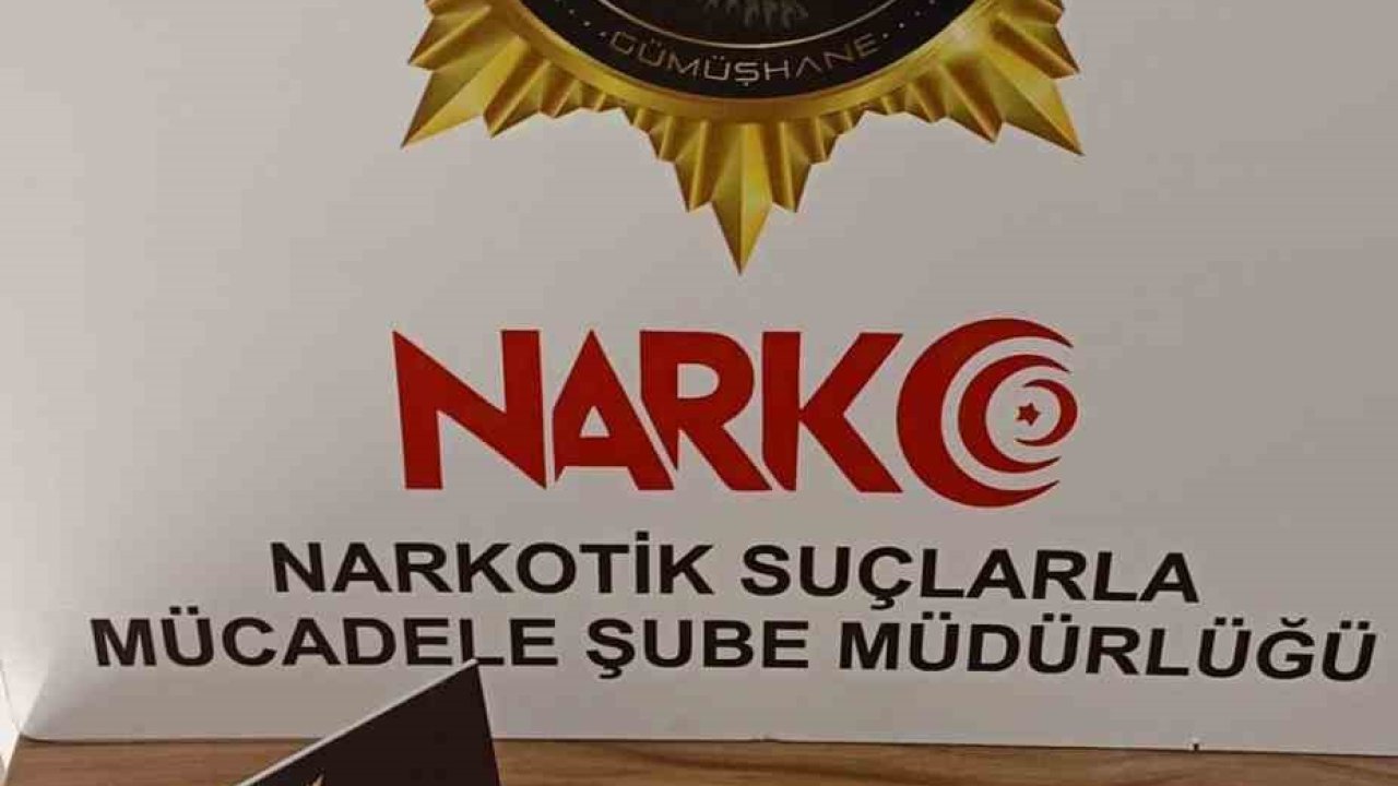Gümüşhane’de uyuşturucu operasyonunda 2 kişi tutuklandı